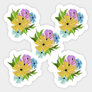 Flower Bed Small Sticker